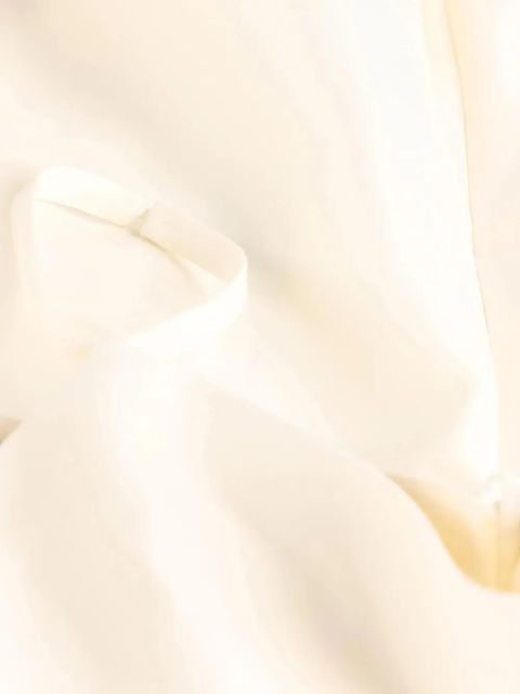 Balenciaga halter-neck bubble-hem dress - Neutrals