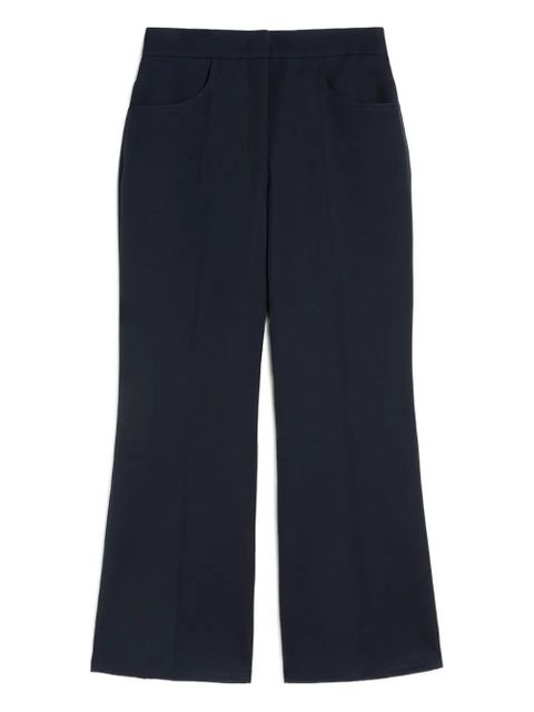 Jil Sander gabardine trousers - Blue - zdjęcie produktu nr 1
