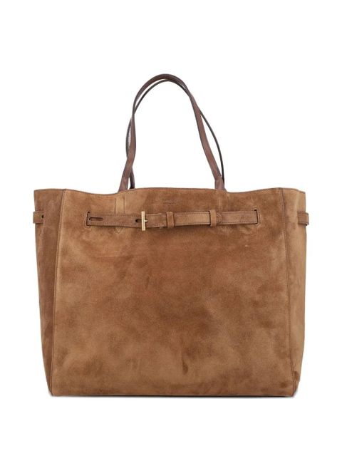 TOM FORD medium Audrey suede tote bag - Brown - zdjęcie produktu nr 1