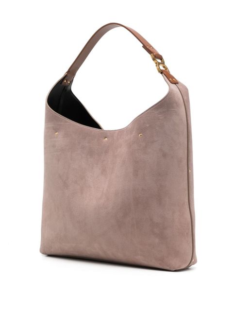 Chloé Marcie suede shoulder bag - Pink