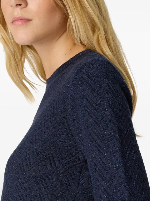 Missoni chevron-pattern sweater - Blue