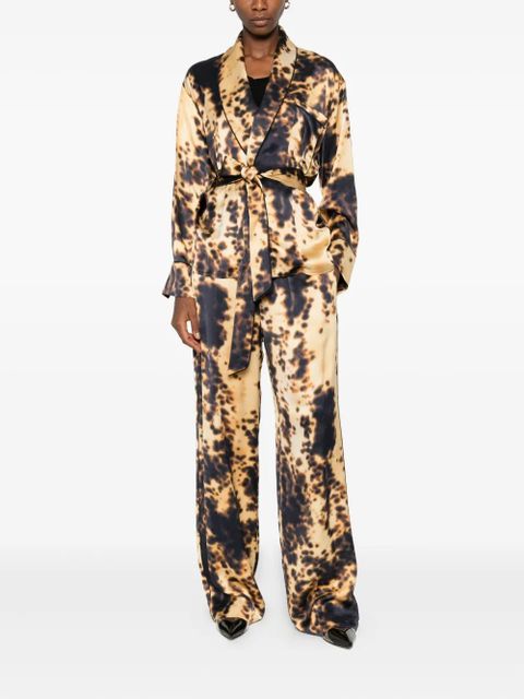 Victoria Beckham printed jacket - Brown