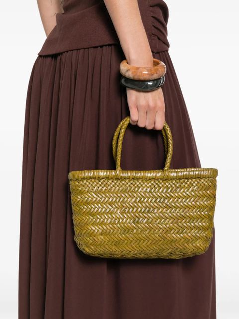 DRAGON DIFFUSION woven handle tote bag - Green - zdjęcie produktu nr 2