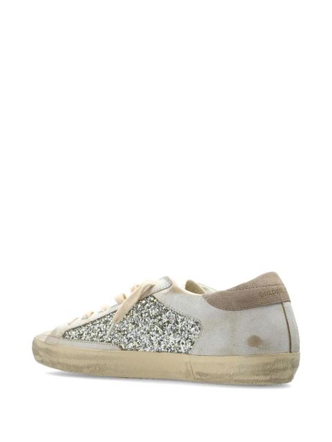 Golden Goose Super-Star glitter-detail sneakers - Neutrals