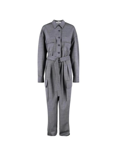 The Frankie Shop Linda belted jumpsuit - Grey - zdjęcie produktu nr 1