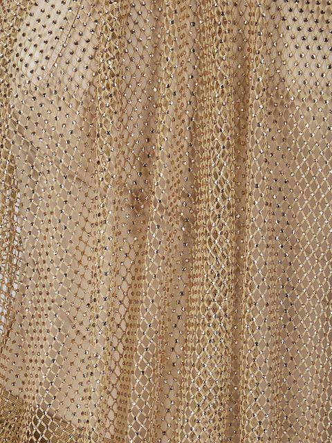 Sportmax layered mesh dress - Neutrals