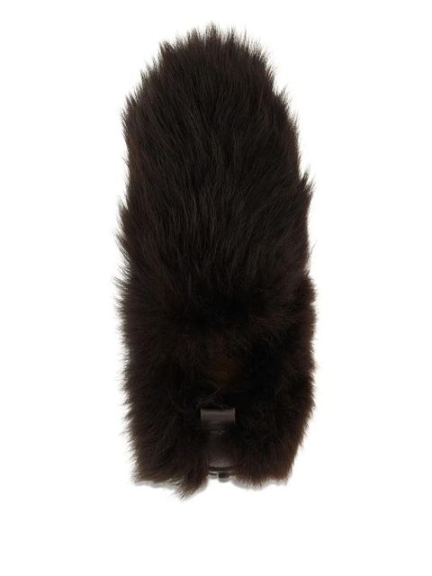 Tod's Gommino sheep fur loafers - Brown