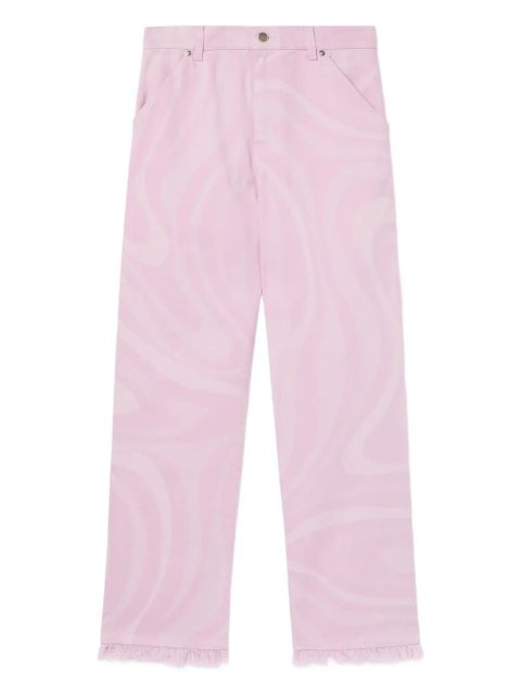 PUCCI Marmo-print trousers - Pink - zdjęcie produktu nr 1