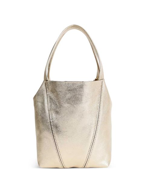 Chloé small Spin horse-charm tote bag - Gold - zdjęcie produktu nr 2