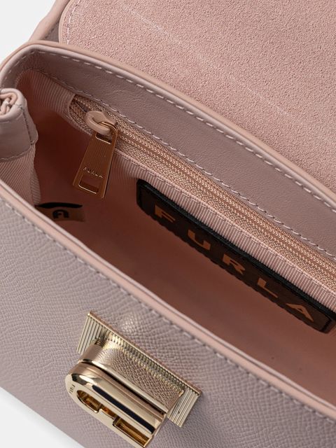 Furla torebka skórzana Mini Top Handle kolor różowy WB00109 ARE000 2814S