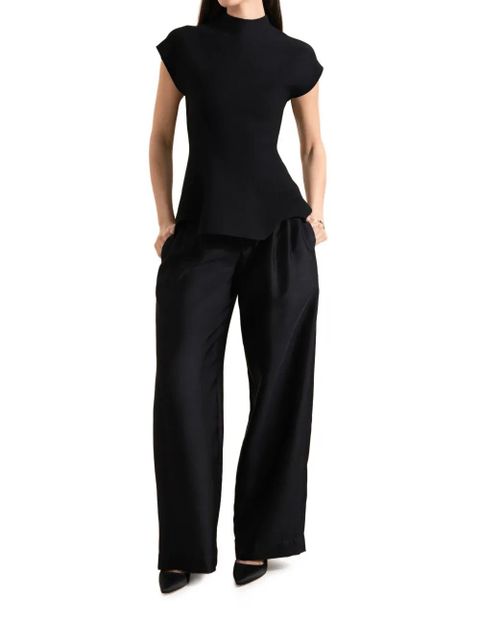 STAUD pleated trousers - Black