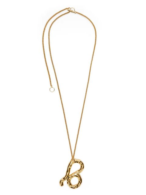 Jil Sander zodiac-sign pendant necklace - Gold - zdjęcie produktu nr 2