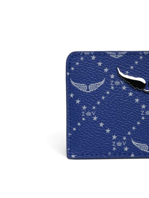 Zadig&Voltaire monogram-print cardholder - Blue - zdjęcie produktu nr 2