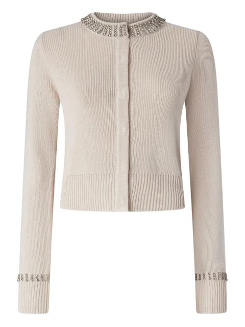 PINKO embellished-cuff cardigan - Neutrals - zdjęcie produktu nr 1