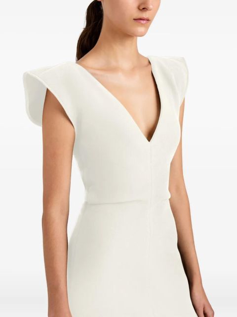 Proenza Schouler Mariam V-neck midi dress - White