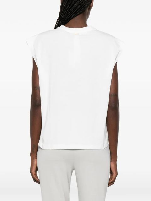 TWINSET sleeveless T-shirt - White