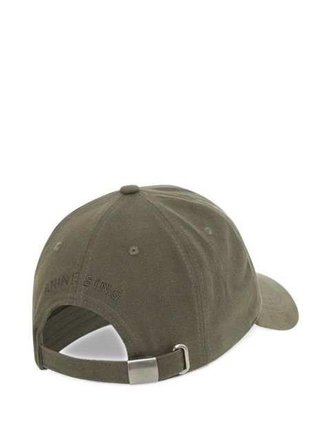 ANINE BING Jeremy logo-embroidered baseball cap - Green - zdjęcie produktu nr 2