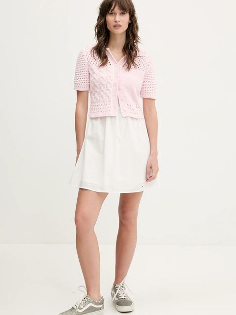 Tommy Jeans sukienka bawełniana - zdjęcie produktu nr 1