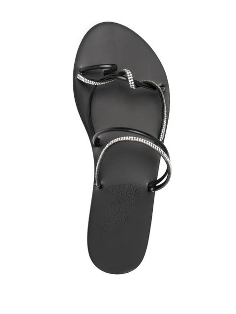 Ancient Greek Sandals Fantasia crystal-embellished slides - Black