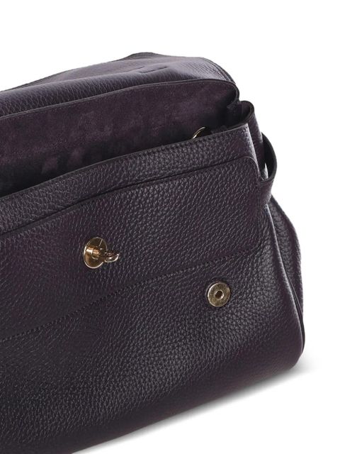 Mulberry Alexa textured twist-handle shoulder bag - Purple