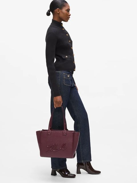 Karl Lagerfeld torebka K/SKUARE kolor bordowy A4W30258