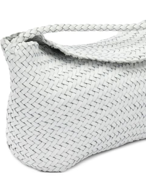 DRAGON DIFFUSION small Corsina leather shoulder bag - White