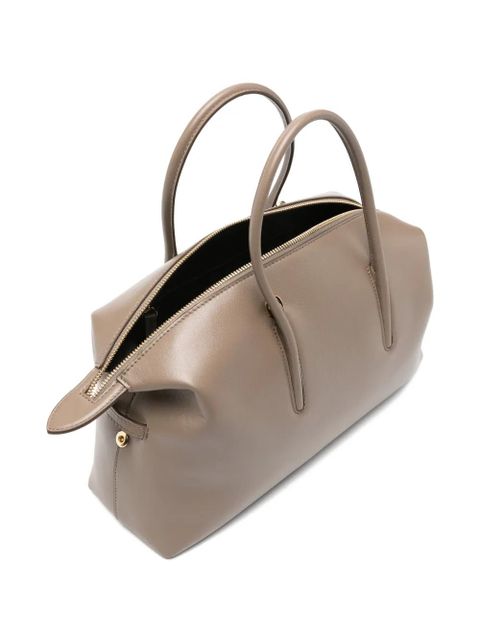 DeMellier The Midi Stockholm top handle leather tote bag - Neutrals