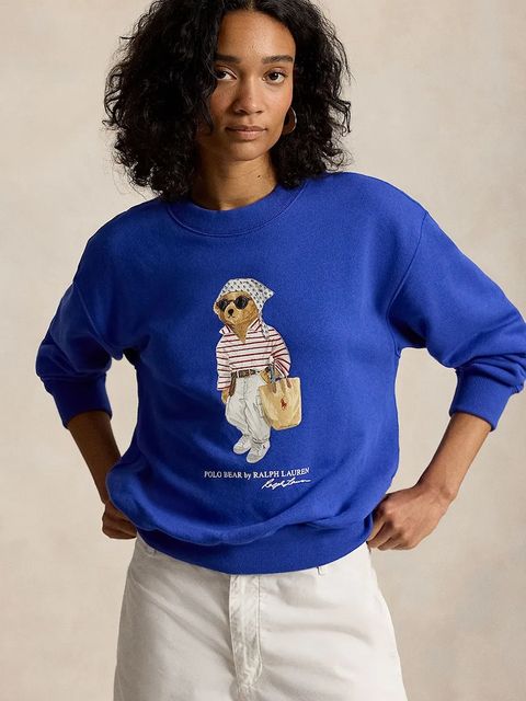 Polo Ralph Lauren bluza damska bawełniana ISLAND FLC-KNT-SWEATSHIRT - zdjęcie produktu nr 1