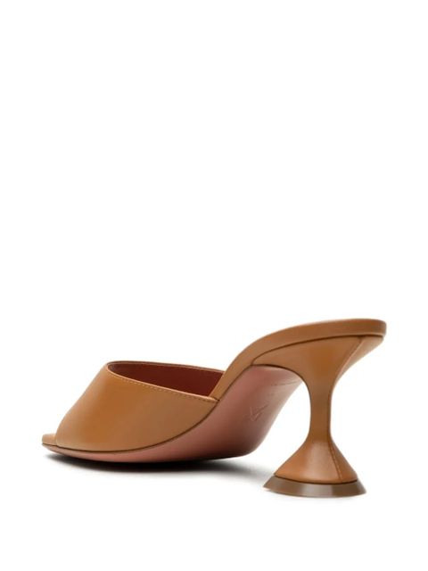 Amina Muaddi Lupita leather mules - Neutrals
