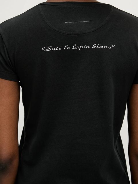 MM6 Maison Margiela t-shirt bawełniany damski kolor czarny S62GD0199