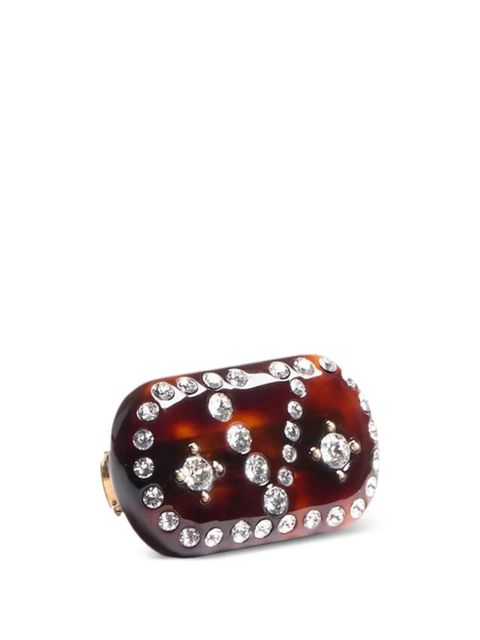 Valentino Garavani VLogo Signature hair clip - Brown