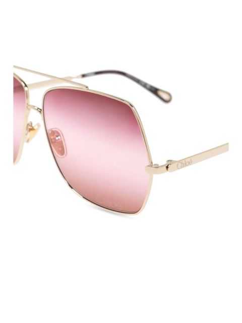 Chloé Eyewear Aly sunglasses - Gold