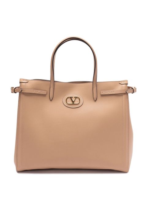 Valentino Garavani leather tote bag - Neutrals - zdjęcie produktu nr 1
