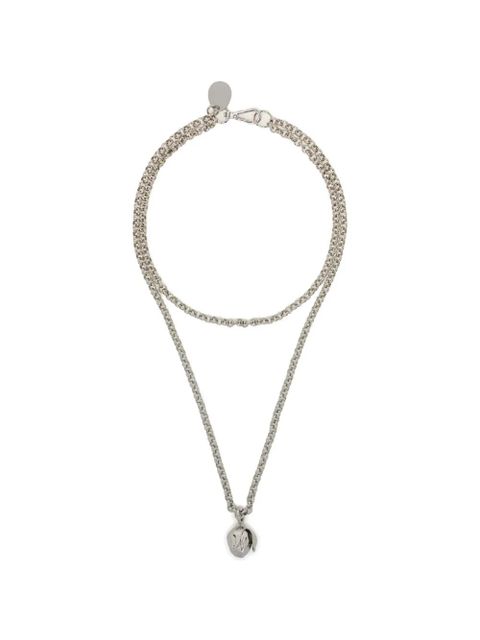 Simone Rocha poppy bud-pendant chain necklace - Silver - zdjęcie produktu nr 2