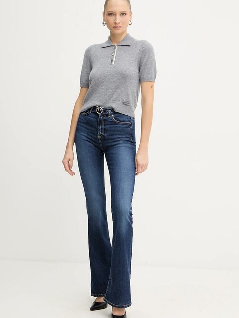 Pinko jeansy damskie high waist 100166 A2RX - zdjęcie produktu nr 2