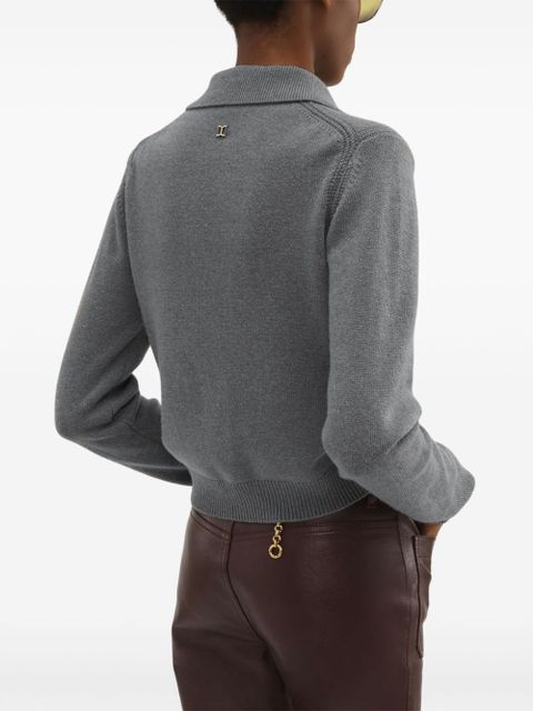 Chloé wool-cashmere polo-neck jumper - Grey
