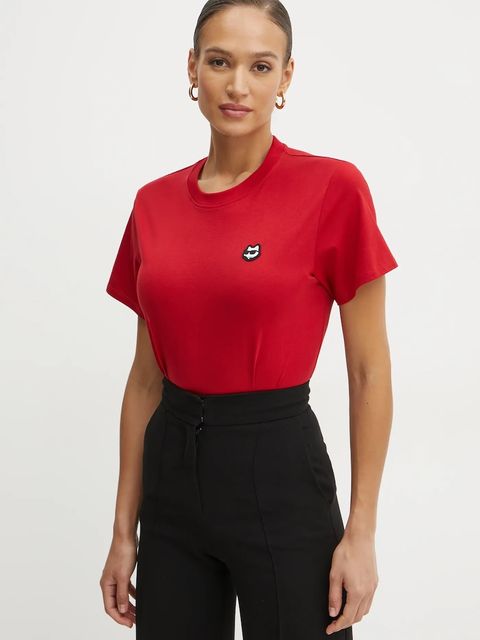 Karl Lagerfeld t-shirt bawełniany IKON - zdjęcie produktu nr 2