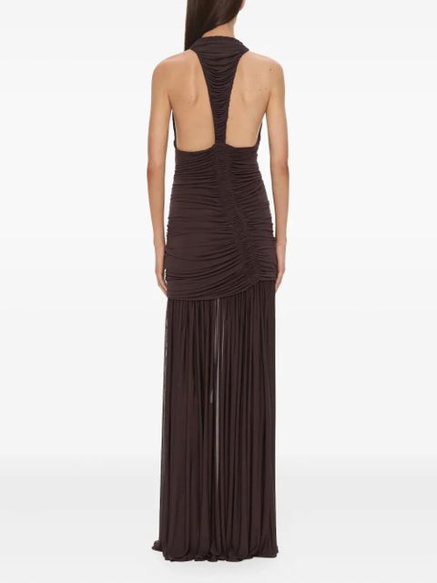 Christopher Esber Orion maxi gown - Brown
