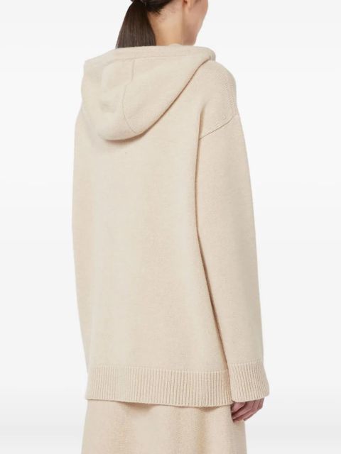 Max Mara hooded pocket sweater - Neutrals - zdjęcie produktu nr 2