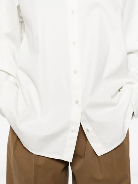 The Row cotton blend shirt - White