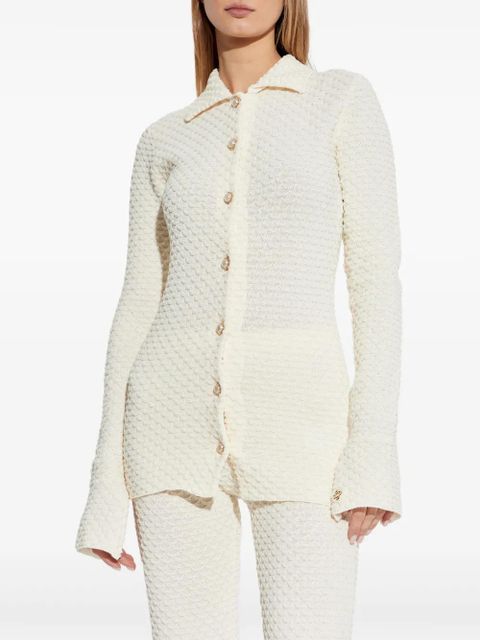 Casablanca textured shirt - White - zdjęcie produktu nr 2