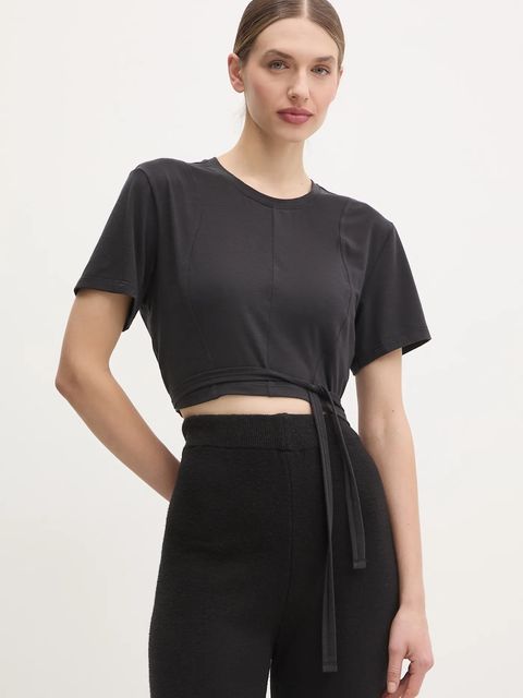 adidas Performance t-shirt do jogi Yoga - zdjęcie produktu nr 1