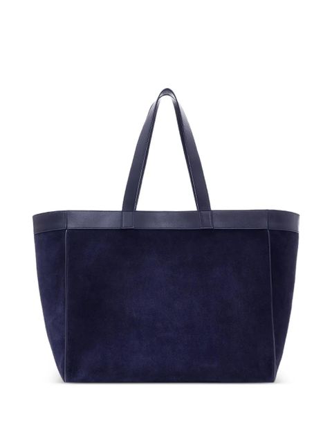 ANINE BING medium Rio suede tote bag - Blue