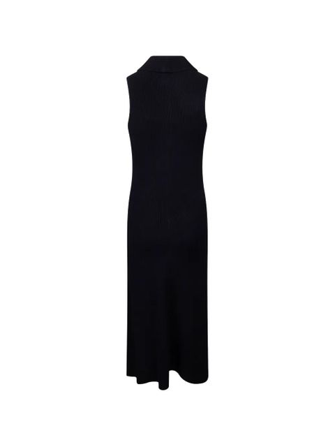Victoria Beckham collared midi dress - Black - zdjęcie produktu nr 2