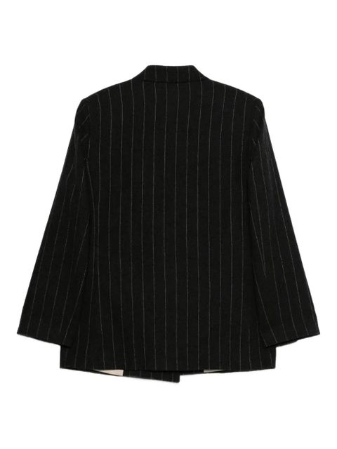 Alysi pinstripe double-breasted jacket - Grey - zdjęcie produktu nr 2