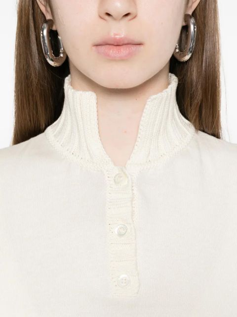 Moschino button knitwear - Neutrals