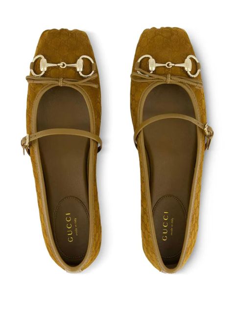 Gucci Horsebit ballet flats - Green