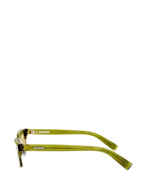 Jacquemus rectangle sunglasses - Green