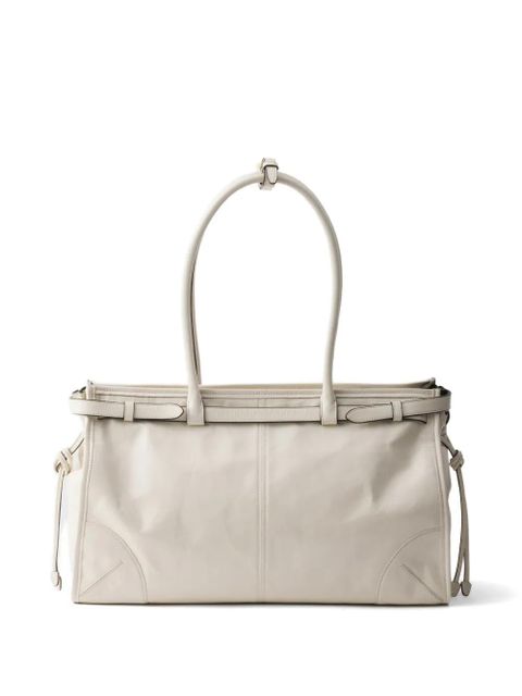 Prada Bonnie large leather handbag - Neutrals - zdjęcie produktu nr 2
