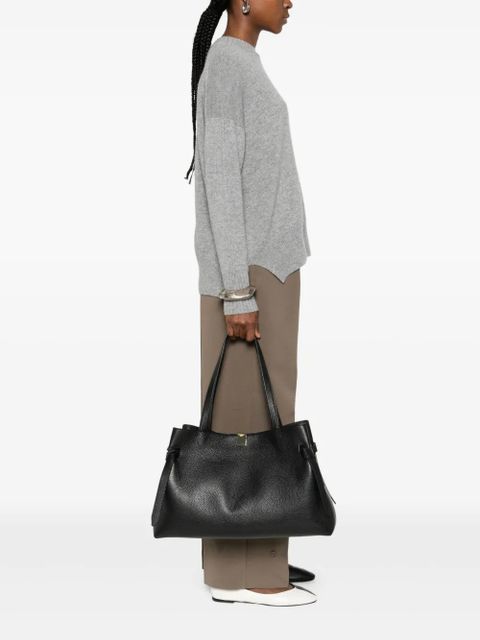 Yuzefi Gyoza leather tote bag - Black - zdjęcie produktu nr 2